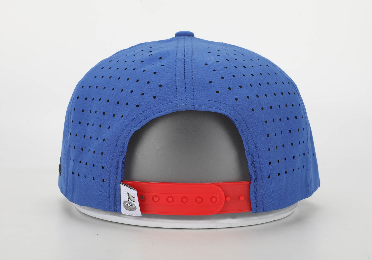 Blue & Red Vented Golf Hat