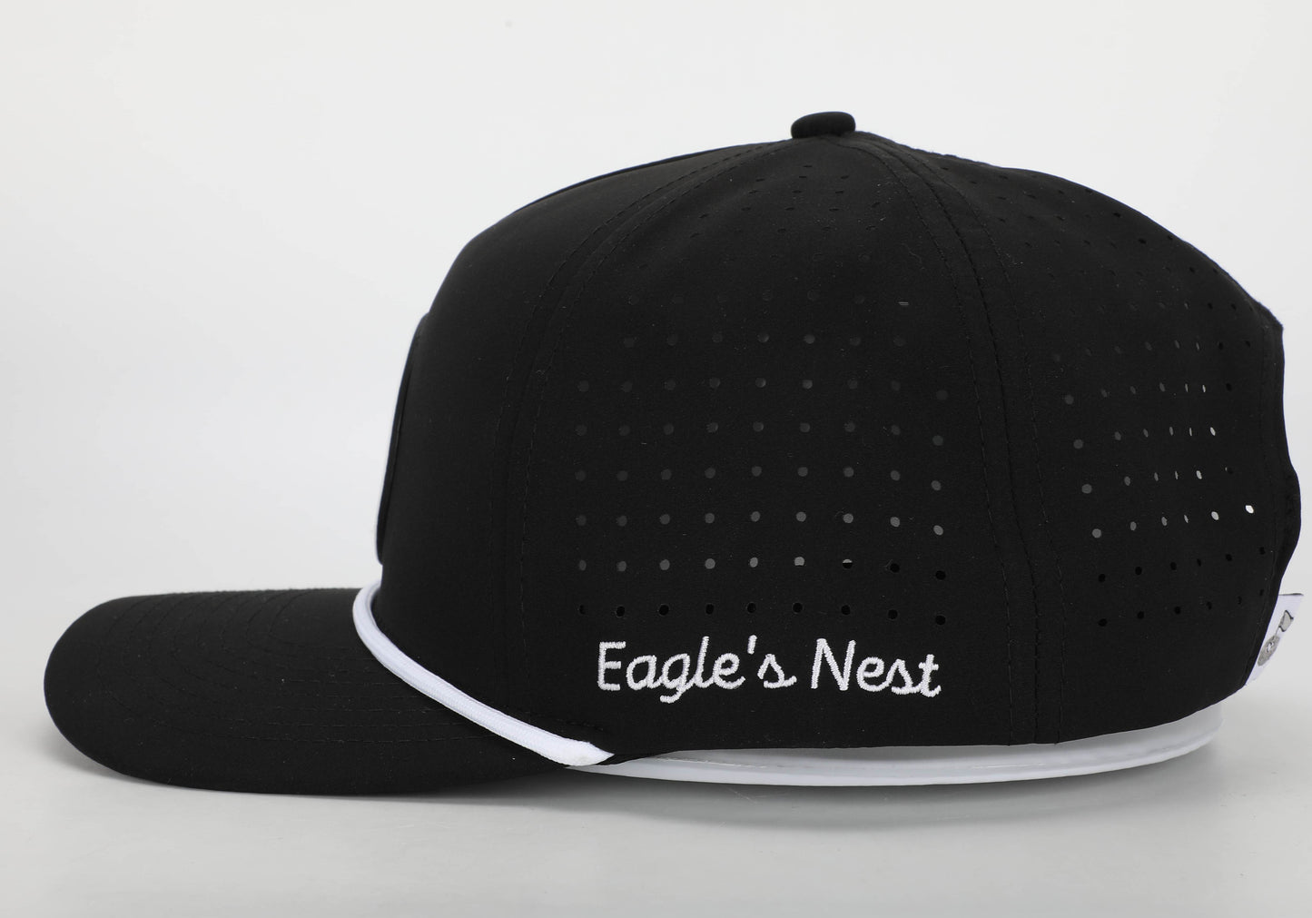 Black Vented Golf Hat