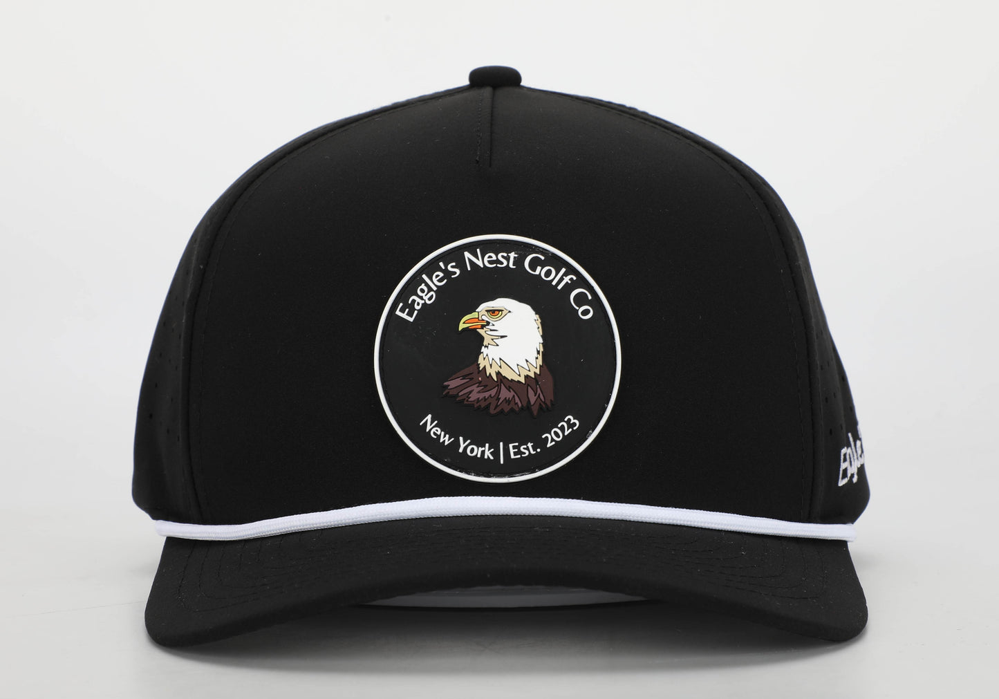 Black Vented Golf Hat