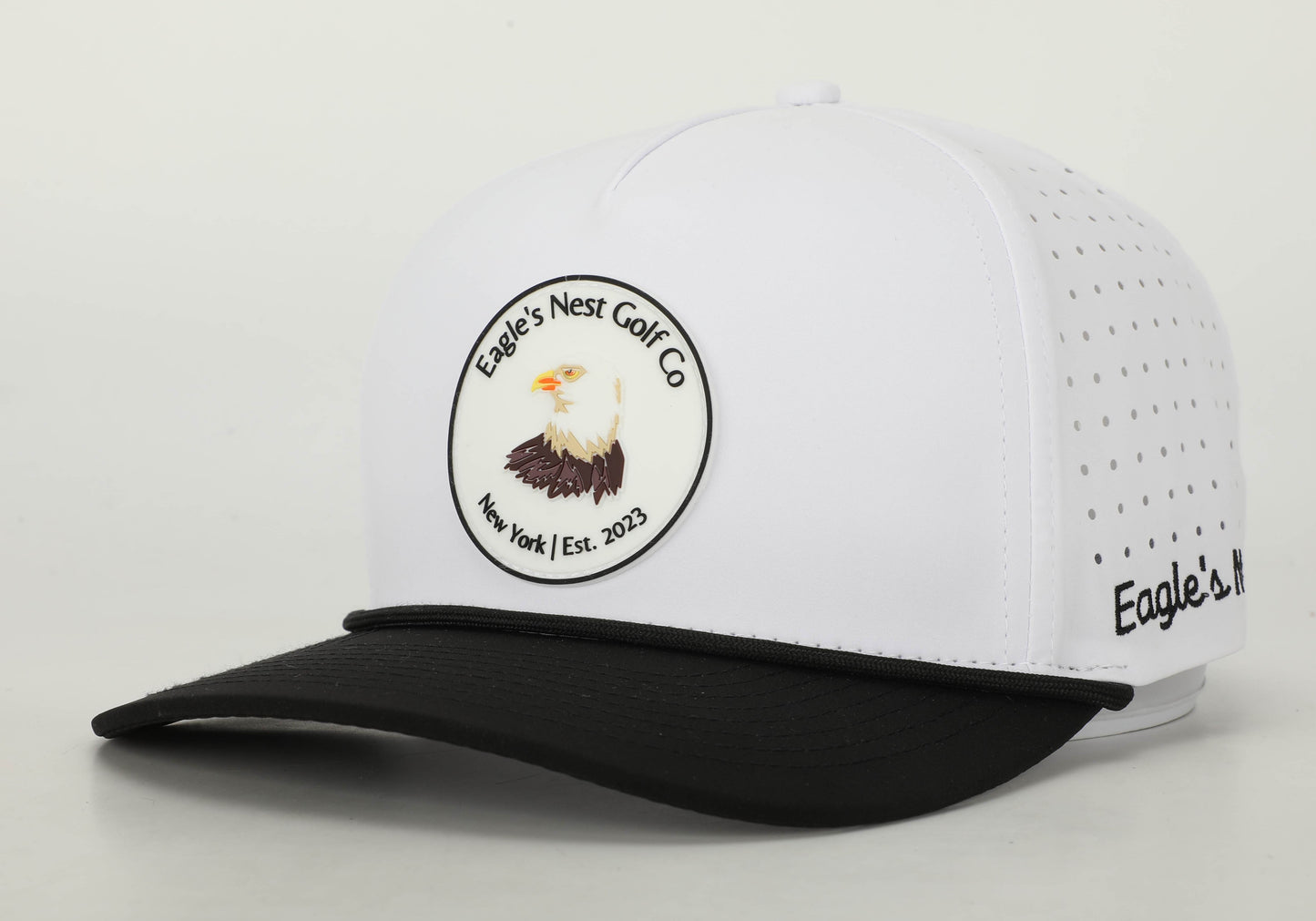 White Vented Golf Hat