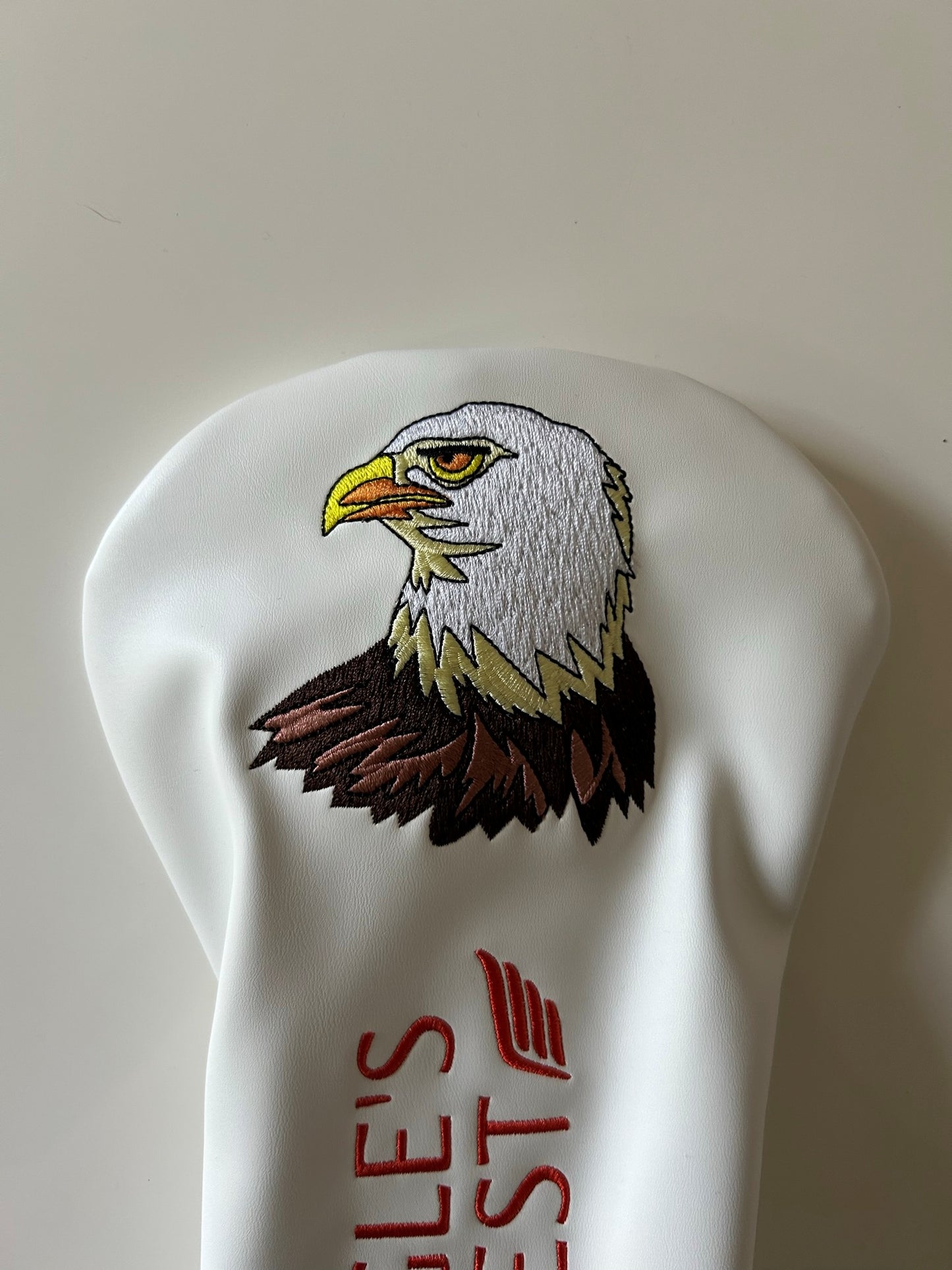 White Driver Head Cover