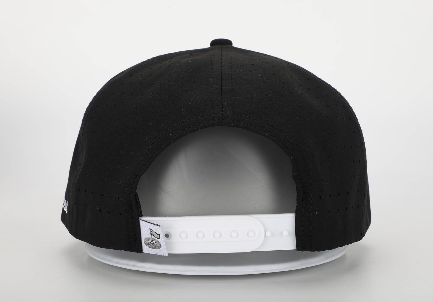 Black Vented Golf Hat